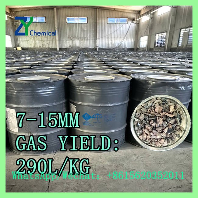 Top Calcium Carbide Manufacturer 7-15mm Size with 290L per kg Gas Yield