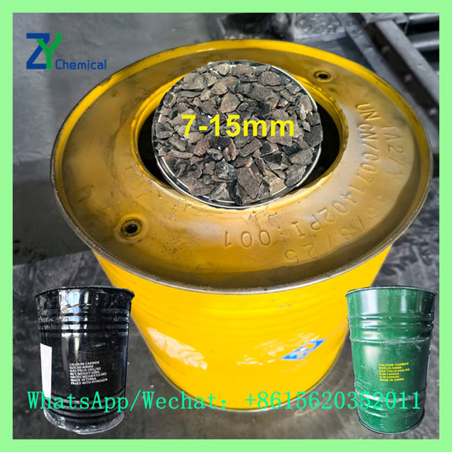 Calcium Carbide Manufacturer Supplying 7-15mm Fine Granules in UN Steel Drums