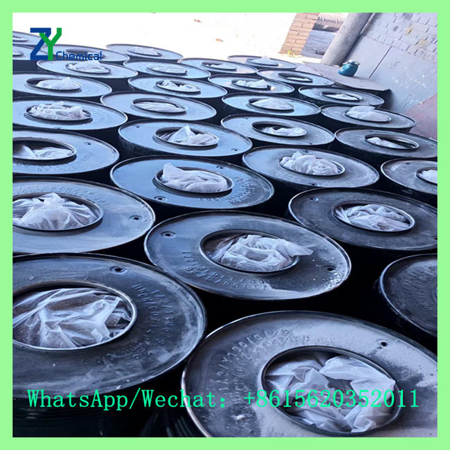 Top view of nitrogen-sealed steel drums ready for shipment with competitive calcium carbide powder price