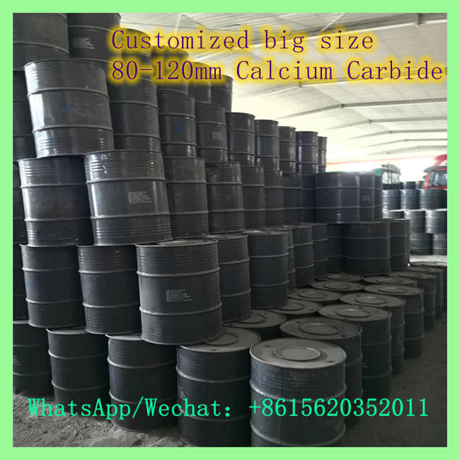 Customized big size 80-120mm calcium carbide drums superior to retail calcium carbide bunnings options