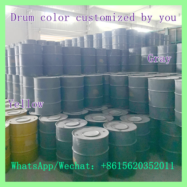 Customized gray and yellow drum packaging options for cac2 calcium carbide industrial feedstock