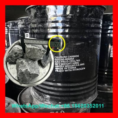 China Calcium Carbide 50-80mm Lumps