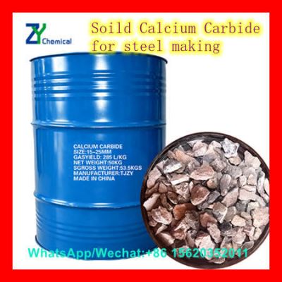 Industrial Grade Solid Calcium Carbide for Steel making Bulk Supply